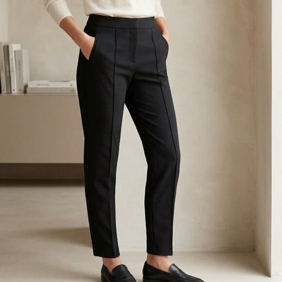 Chico's Pants - Chico's Size 0.5 Small 6 So Slimming Ankle Pants Black High Rise Tummy Control